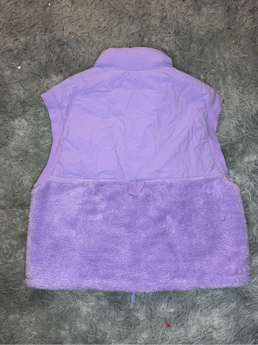 JoyLab Women’s High Pile Boxy Fit Vest - Lavendula Size Medium NWT - Picture 7 of 9